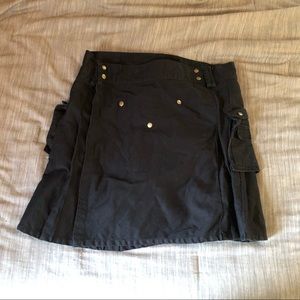 Men’s Black Scottish Highland Utility Kilt